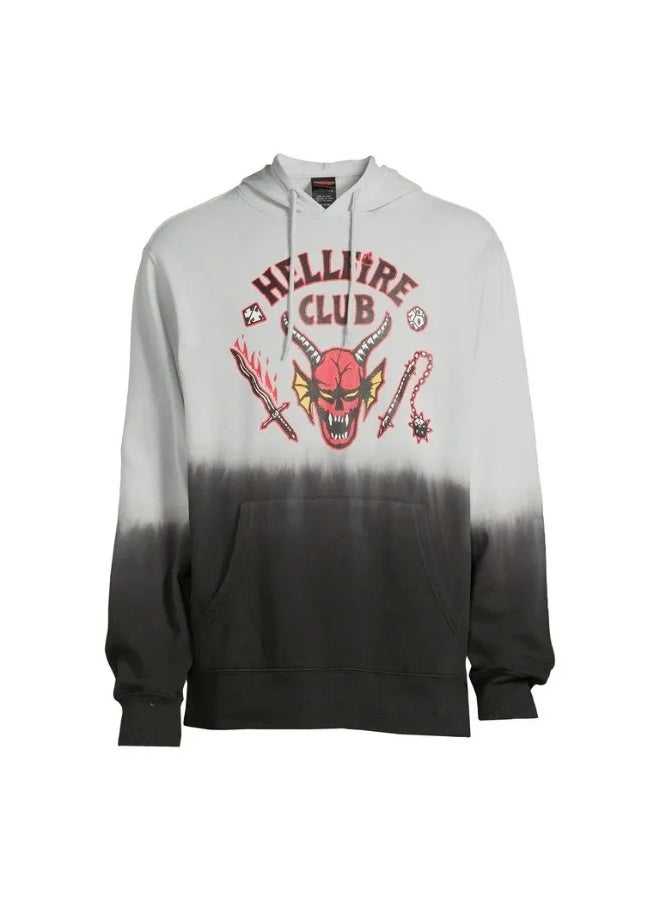 سترانجر ثينكينج هودي Stranger Things x Hellfire Club - متدرج الألوان - Image 5